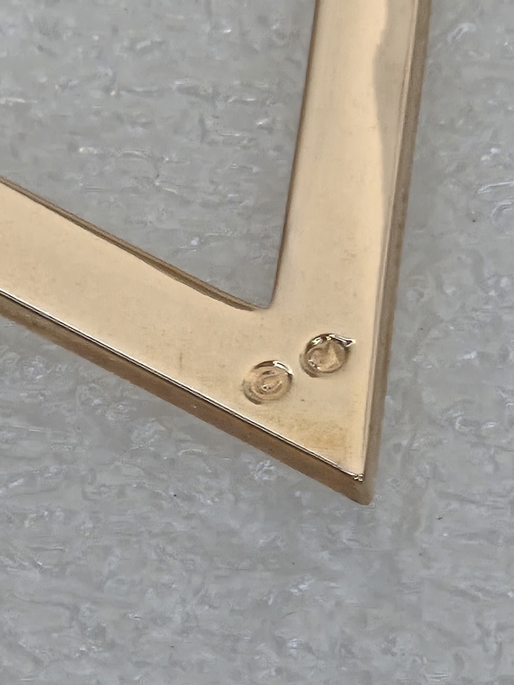 Swarovski Rose Gold V-Pendant Necklace with Crystal Pavé - Picture 5 of 5